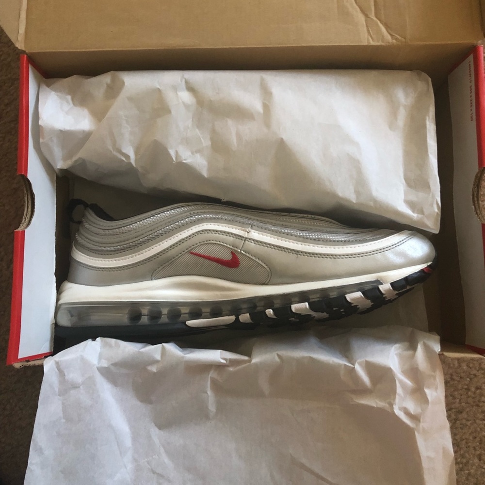 Nike Air Max 97 Silver Bullet 2016 release.